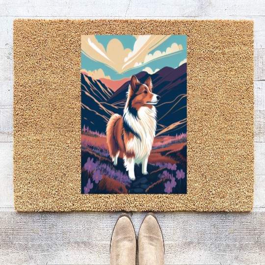 Belgian Malinois Nature Coir Doormats
