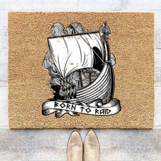 Born to raid - Viking Coir Doormats