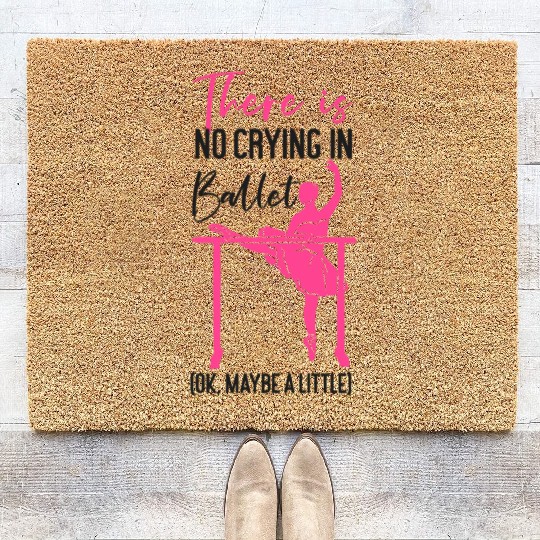 Ballet Dancer Dance Girl Ballerina Coir Doormats