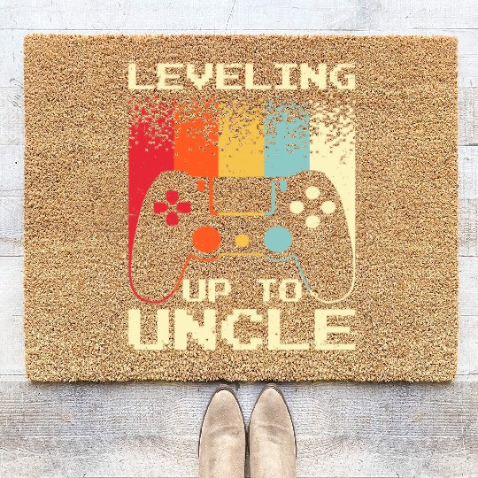 Best New Uncle For Men Boys Soon To Be Uncle Nephe Coir Doormats