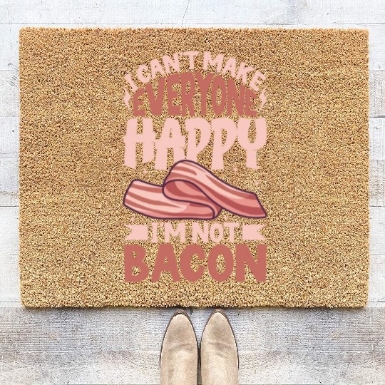 Bacon Lover Funny Bacon Famous Food Keto Diet Coir Doormats