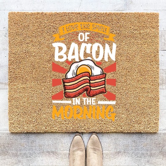 Bacon Lover Funny Bacon Famous Food Keto Diet Coir Doormats