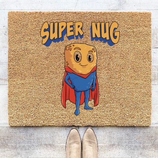 Super Nug Chicken Nuggets Coir Doormats