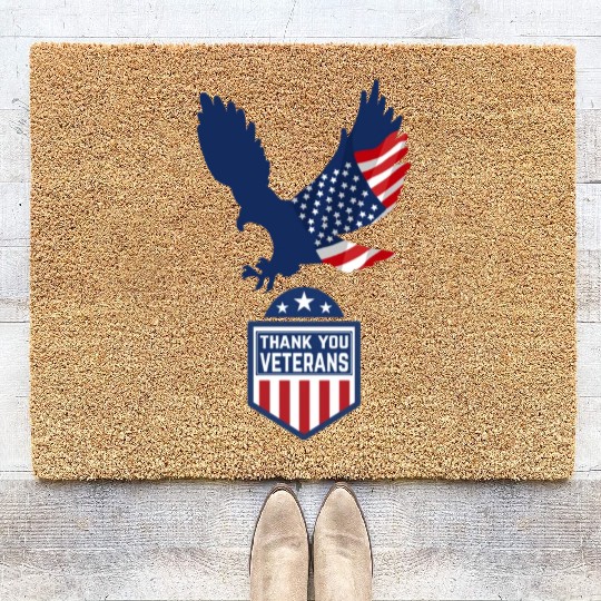 Happy Memorial Day Thank you Veterans American Coir Doormats