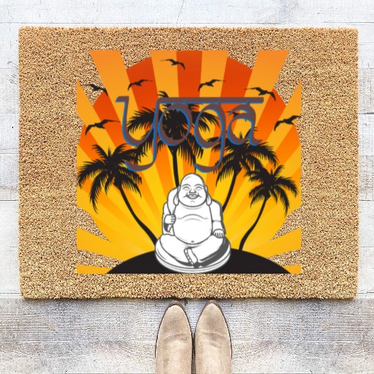 Jnanamama Yoga Maternity Buddha Coir Doormats