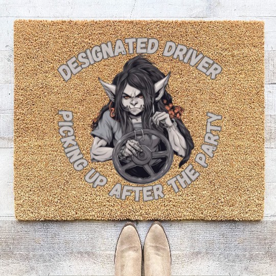Designated Driver, Party Coir Doormats