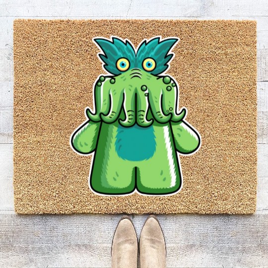 Black Friday Tickle Me Wiggly Coir Doormats