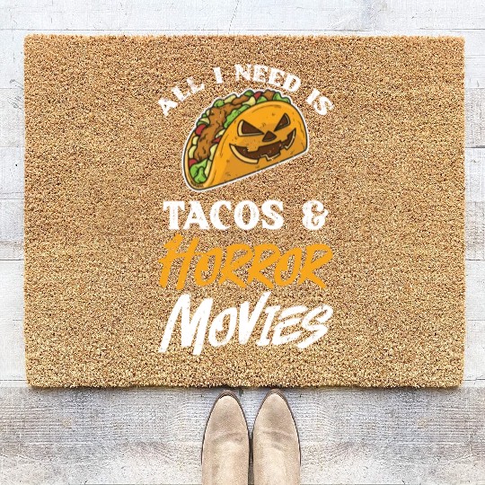 Horror Film Quote For A Horror Movie Lover Coir Doormats