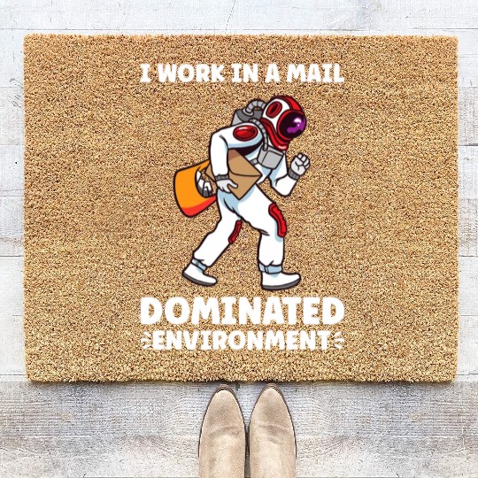 Postal Worker Mail Lady Mail Carrier Postal Coir Doormats