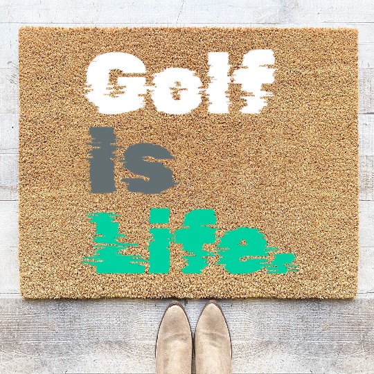 I Like Golfing, Golfer, Coir Doormats Time, Golf Is Life