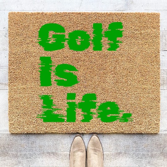 I Like Golfing, Golf Player, Golfing, Golf Is Life Coir Doormats