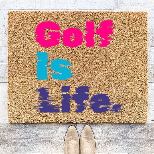 I Like Golfing, Golf Player, Golf Is Life Coir Doormats
