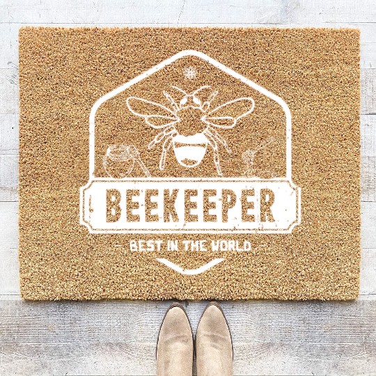 Beekeeper Best In The World Coir Doormats