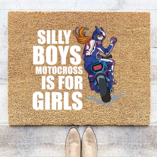 Dirt Bike Dirt Bike Riding Motocross Dirt Biking Coir Doormats