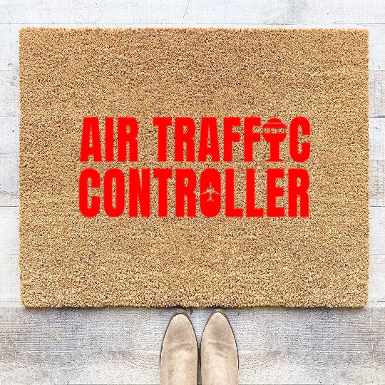 Great Air Traffic Controller Aviation Flight Coir Doormats