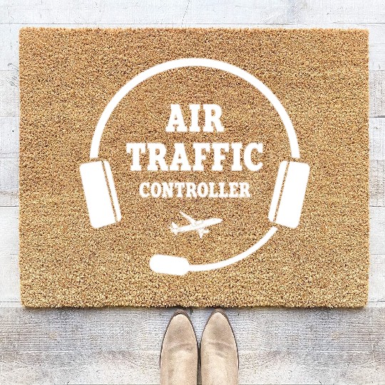 Great Air Traffic Controller Design Coir Doormats