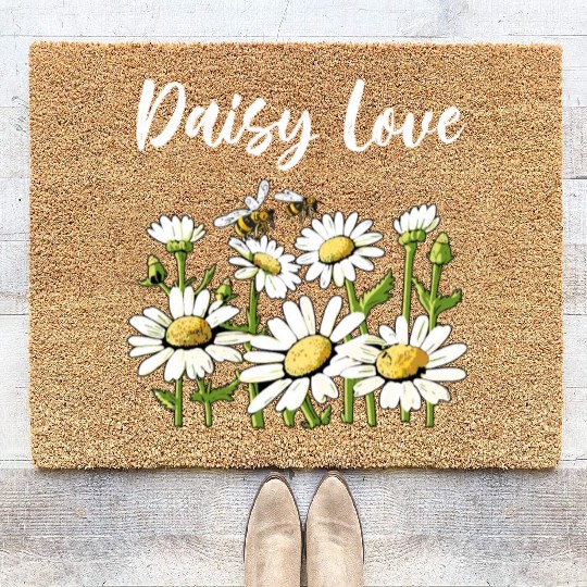 Daisy Love Coir Doormats