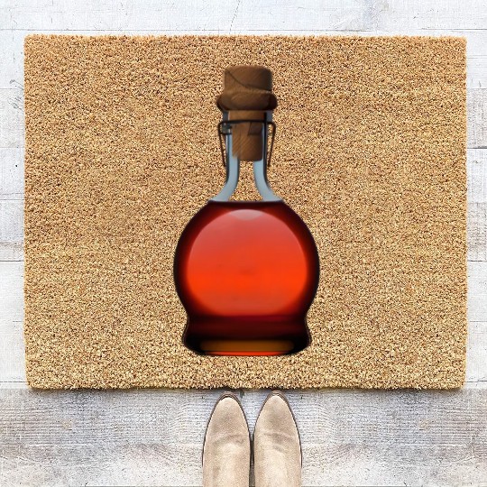 Bourbon Bottle Coir Doormats