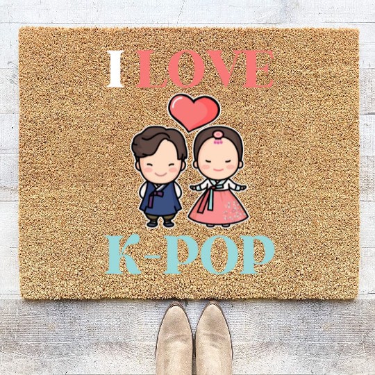 K-Pop K-drama Korean Music KPop Kdrama Gift Coir Doormats