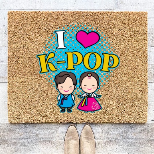 K-Pop K-drama Korean Music KPop Kdrama Gift Coir Doormats