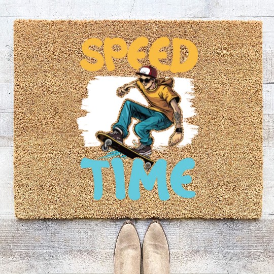 Skateboard Lover Skater Skateboarding Skateboarder Coir Doormats