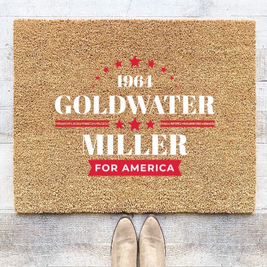 Barry Goldwater Republican Campaign Coir Doormats