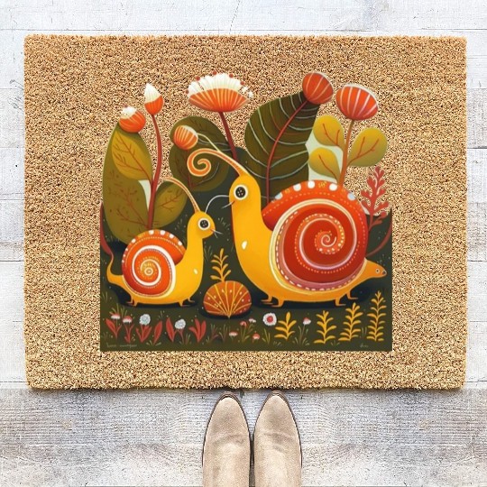 Forest Friends: A Folk Tale of Snail Play Coir Doormats