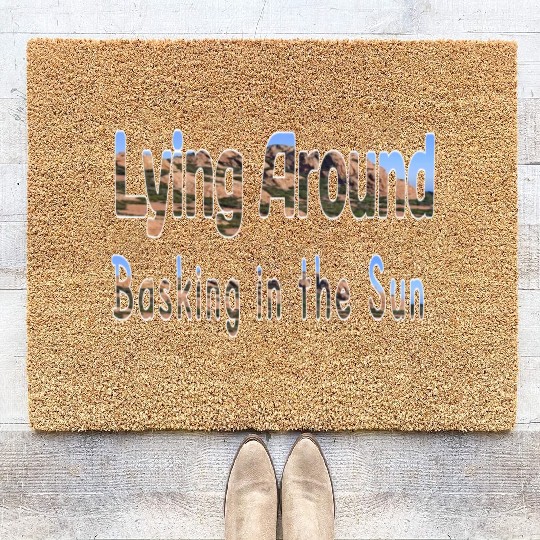Basking in the sun Coir Doormats