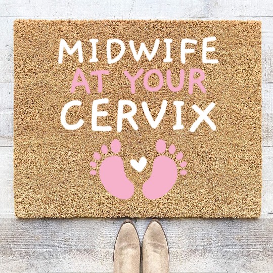 Midwifery Profession Newborn Childbirth Midwife Coir Doormats