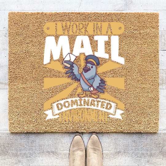 Postal Worker Mail Lady Mail Carrier Postal Coir Doormats