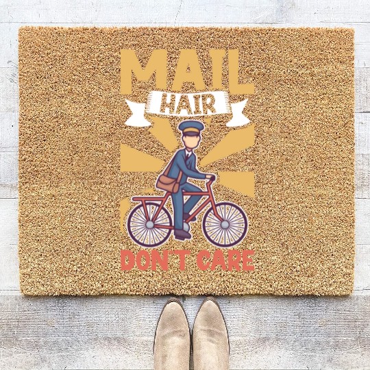 Postal Worker Mail Lady Mail Carrier Postal Coir Doormats
