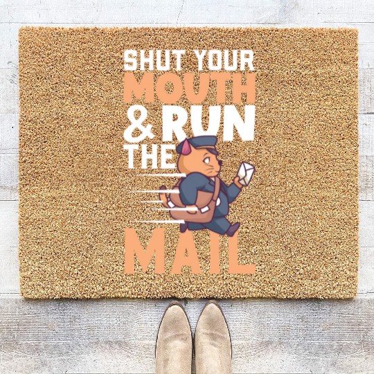 Postal Worker Mail Lady Mail Carrier Postal Coir Doormats