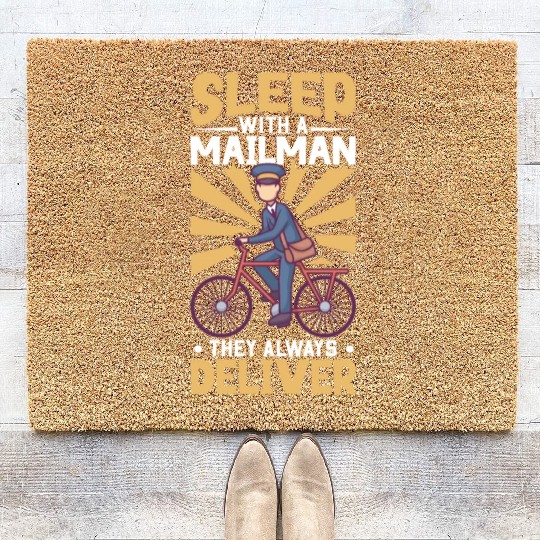 Postal Worker Mail Lady Mail Carrier Postal Coir Doormats