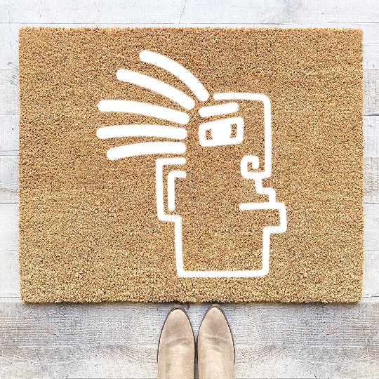 Native American Symbol I Indigenous I Native Coir Doormats