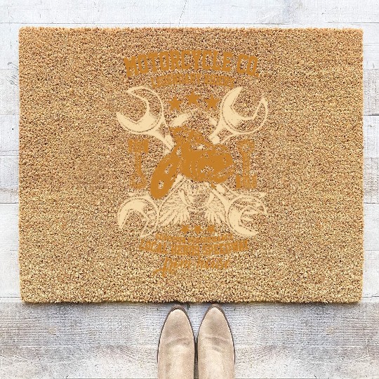 Local heroes speedway funny Coir Doormats