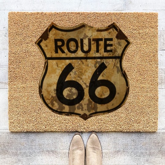 Route 66 USA Coir Doormats