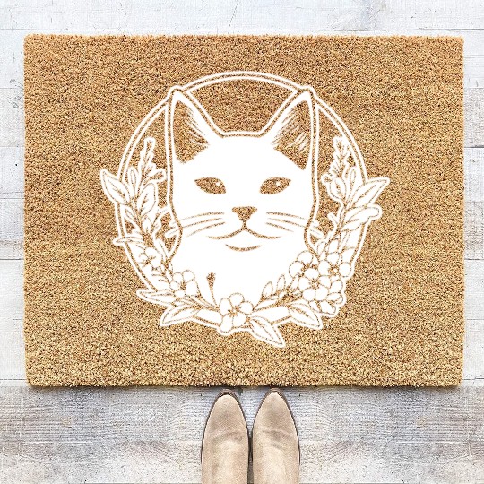 Cat Kitten Feline Meow Coir Doormats