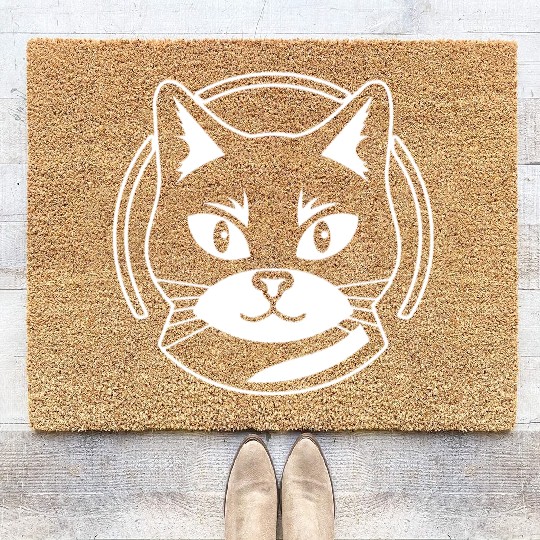 Cat Kitten Feline Meow Coir Doormats