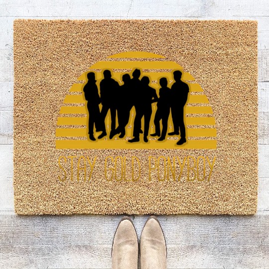 Stay Gold Pony Coir Doormats