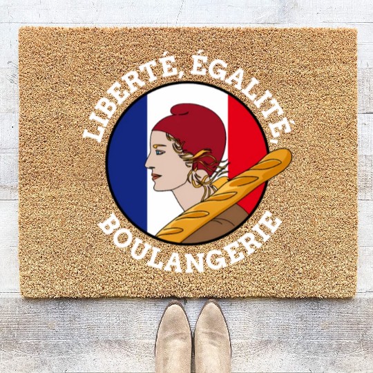 Bastille Day Marianne Of France French Revolution Coir Doormats
