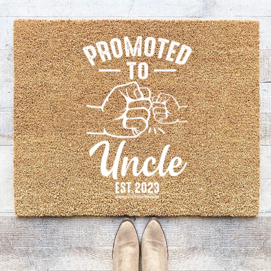 Promoted to Uncle 2023 - Present For First Time Ne Coir Doormats