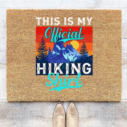 Official Hike Coir Doormats Wanderlust Mountain Love
