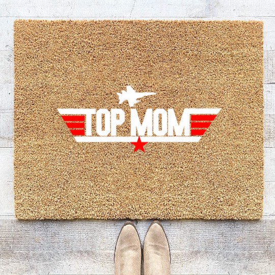 Mother'S Day For Top Mom Coir Doormats