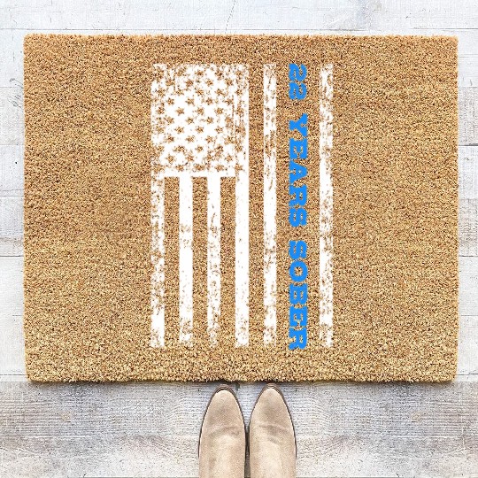Sobriety 22 Years Sober Coir Doormats