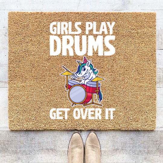 Girls Play Drums, Get Over It 2 Coir Doormats