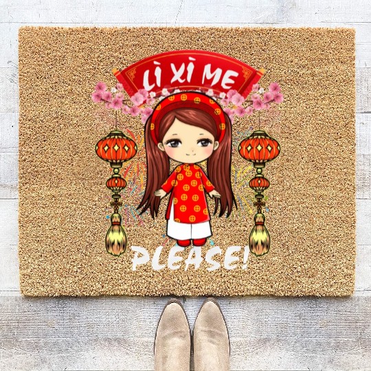 Li Me Please Vietnamese Lunar New Year Coir Doormats