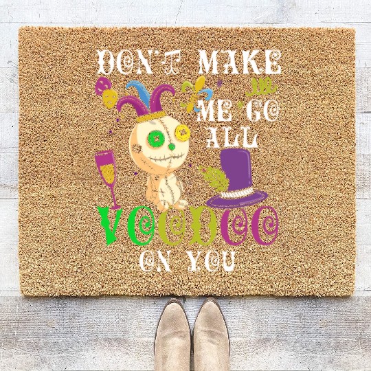 Carnival New Orleans Fool Coir Doormats