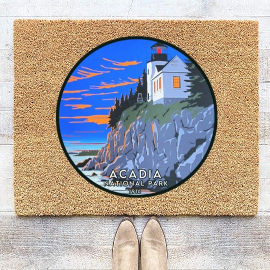 Acadia National Park Coir Doormats