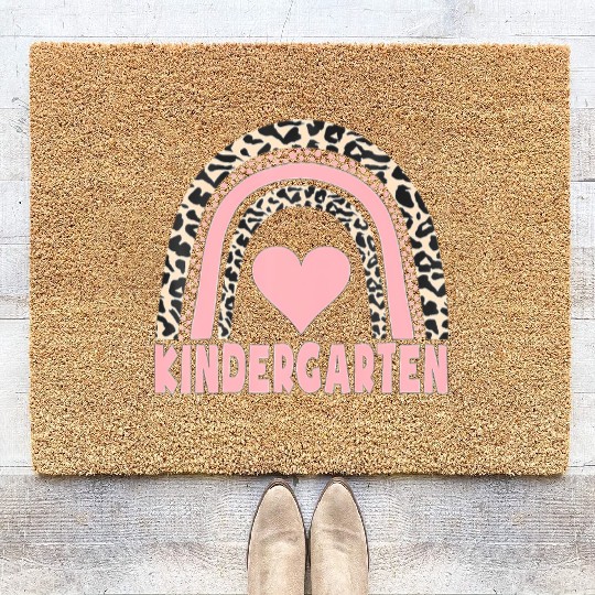 Kindergarten Back To School Outfit For Girls Teach Coir Doormats