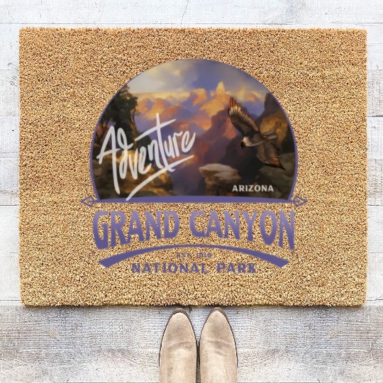 Grand Canyon National Park Arizonna Coir Doormats